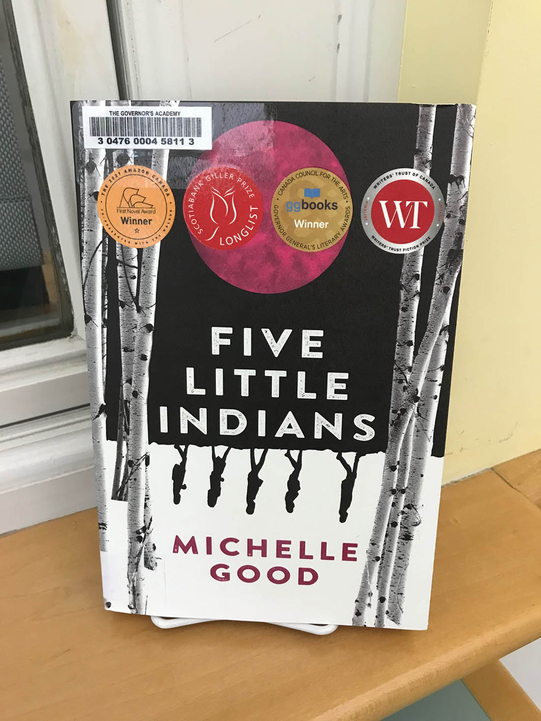 <em>Five Little Indians </em>(trad. <em>Cinq petits Indiens</em>) de Michelle Good