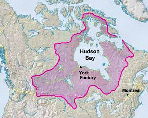 Map of Rupert's Land