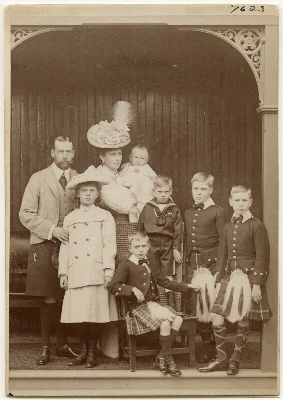 King George VI with His Family
