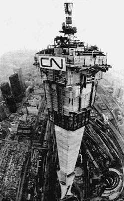 CN Tower Under Construction