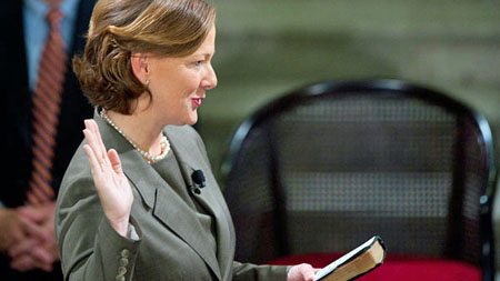 Alison Redford, première ministre de l'Alberta