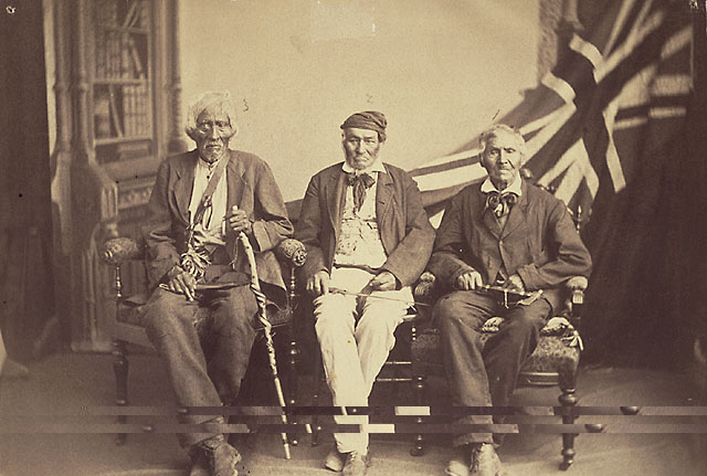 Six Nations Veterans of the War of 1812.