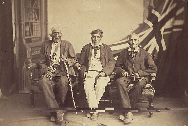 Six Nations Veterans of the War of 1812.