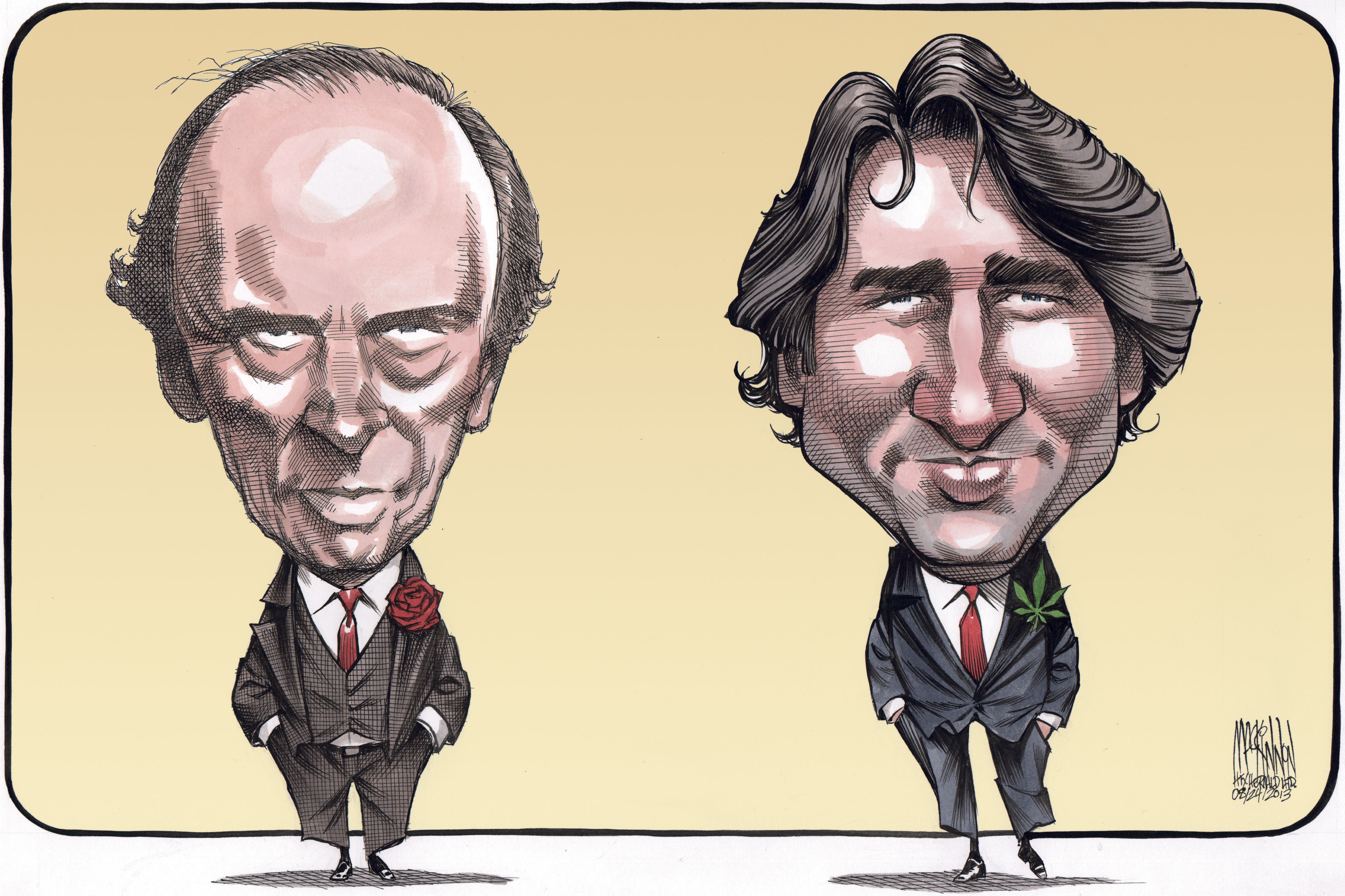 Principaux suspects : les premiers ministres du Canada, caricaturés