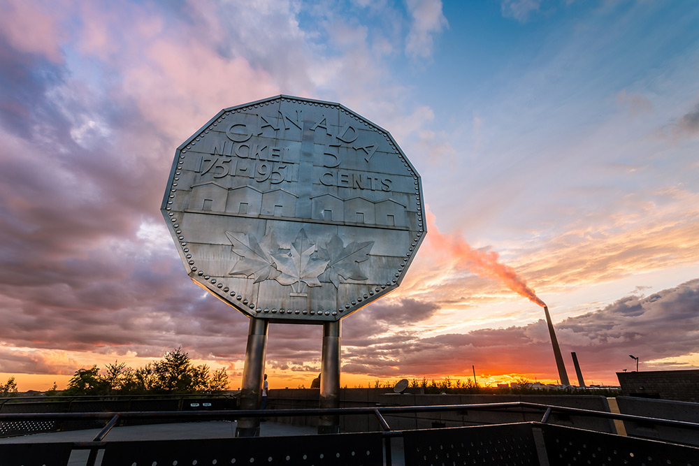 Le Big Nickel à Sudbury, en Ontario