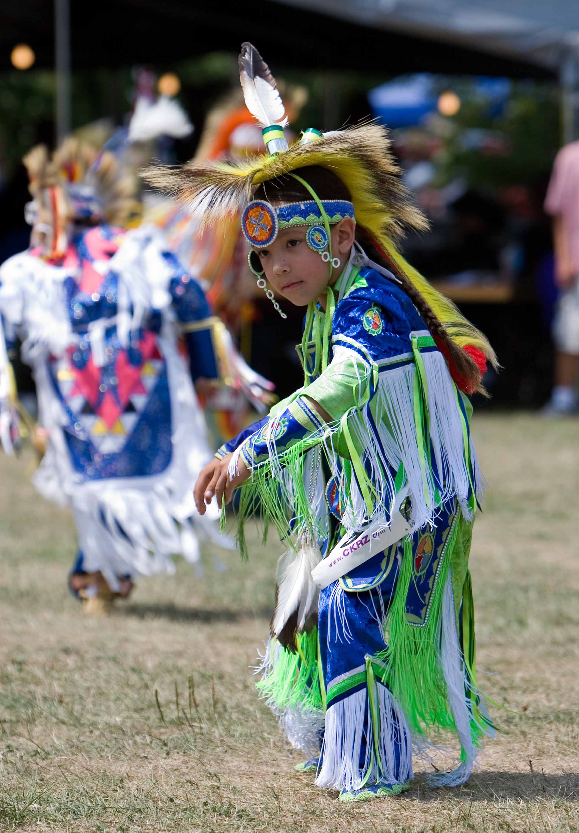 Young Powwow Grass Dancer