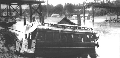  Pont de Point Ellice, catastrophe