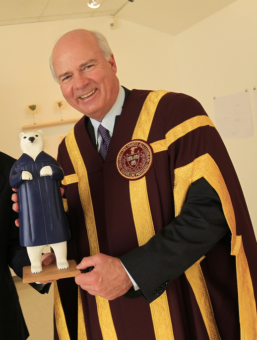 Peter Mansbridge at Mount Allison University, 2011