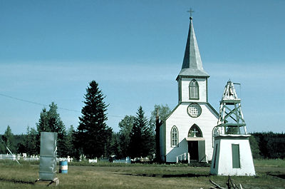  K'atlodeeche/Katl'odeeche First Nation's Church.