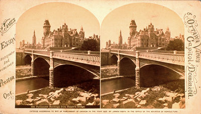 Parliament Buildings from Sapper's Bridge