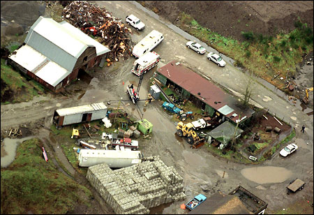 ferme Pickton à Port Coquitlam, en Colombie-Britannique.