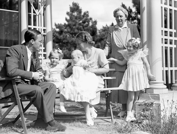Famille royale des Pays-Bas à Ottawa, en 1943