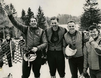 Les premiers bobeurs canadiens