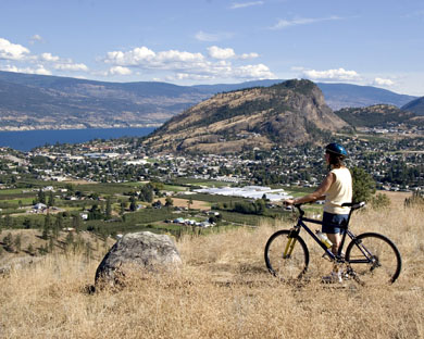 Promenade en bicyclette sur le mont Cartwright