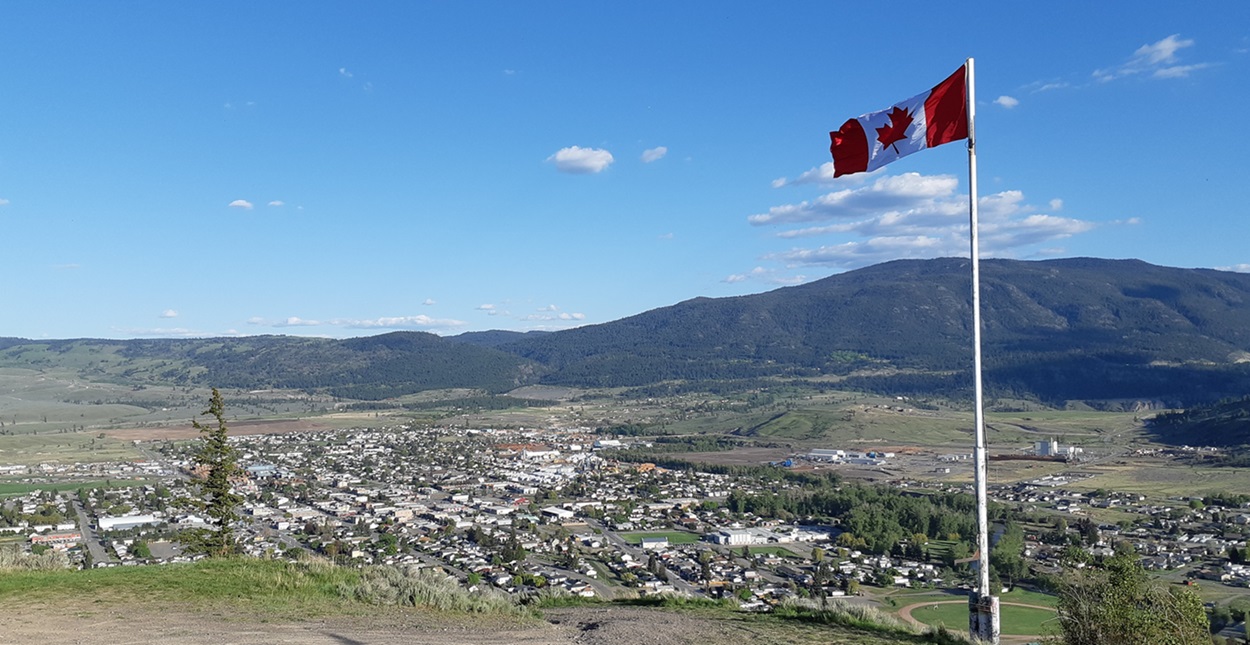 View of Merritt from a lookout.